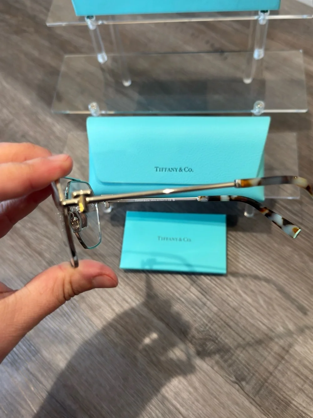 Tiffany & Co T Logo Aviator Eyeglasses TF1169